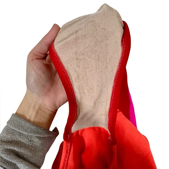 Keiko NY Colorblock Halter Hourglass One Piece Bathing Suit Swimsuit - Picture 4 of 8